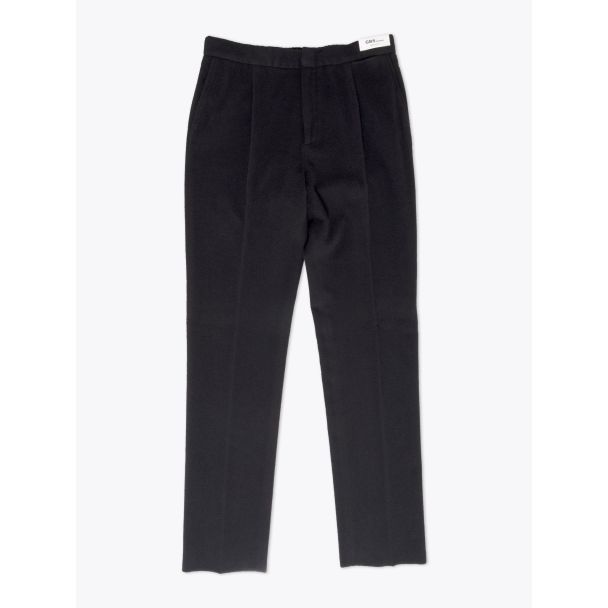 GBS trousers Carlo Wool and Polyester Black Front View