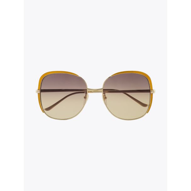 Gucci Sunglasses Squared Metal Gold/Gold 002 - 30% Off - Shop