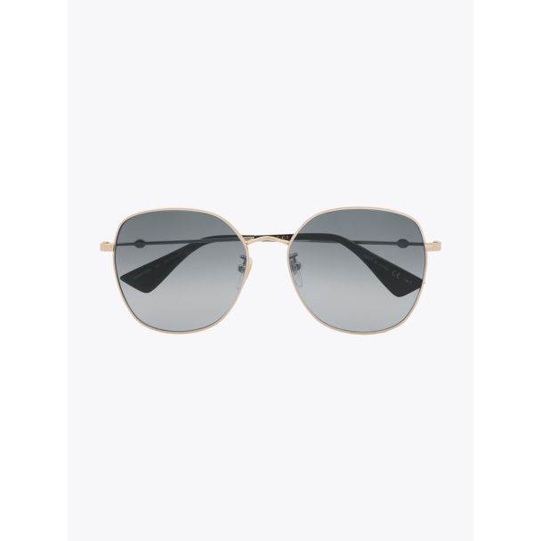 Gucci Round Shape Sunglasses Gold / Gold 001 1