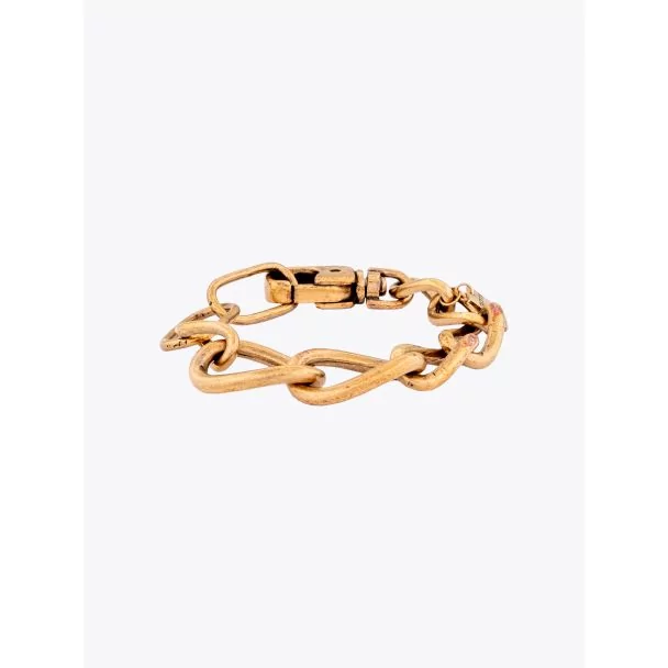 Goti Bracelet BR2022 Gold-Plated Silver Front View