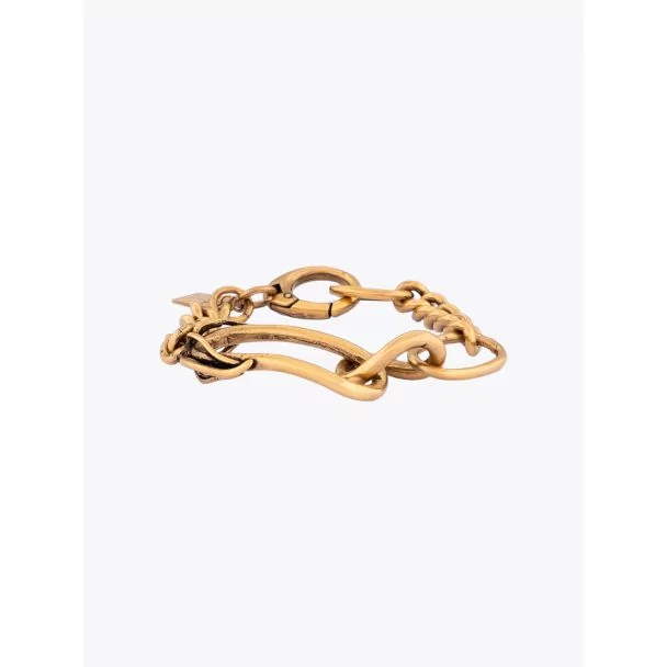 Goti Bracelet BR2044 Gold-Plated Silver Front View