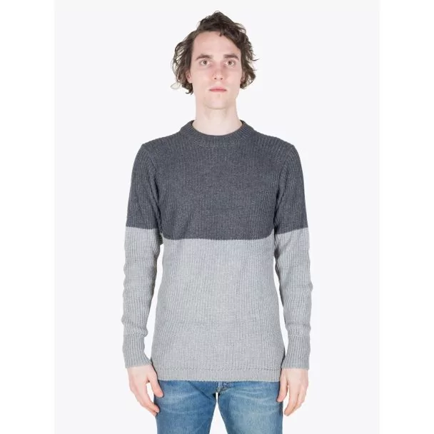 Howlin' Badarou Sweater Charcoal/Lt. Grey Full View