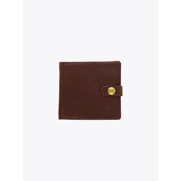 Il Bisonte C0816 Man’s Cowhide Leather Wallet Brown Front