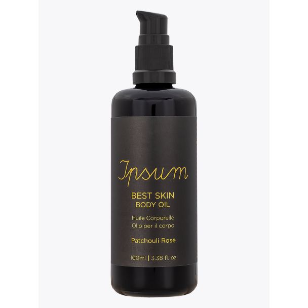 Ipsum Body Oil Patchouli Rose for Best Skin 100ml Front View