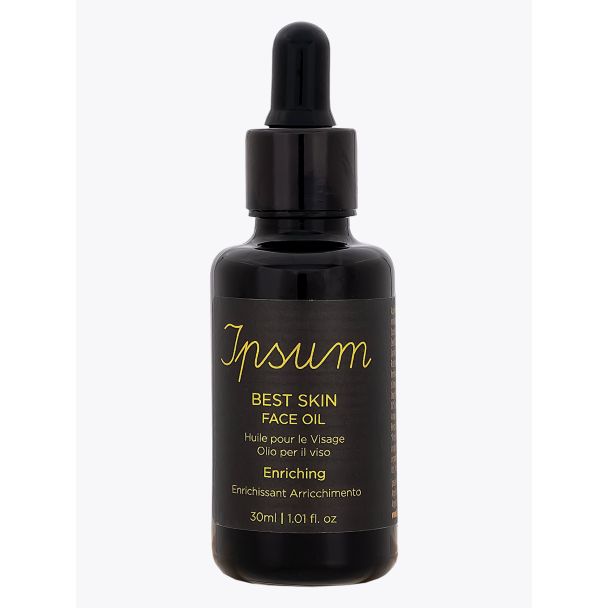 Ipsum Best Skin Face Oil Enriching 30ml Front View