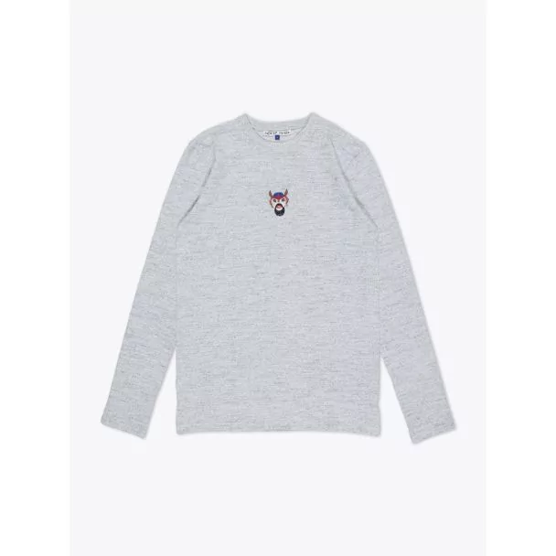 Jupe By Jackie Wapi Long Sleeve T-shirt Grey Front