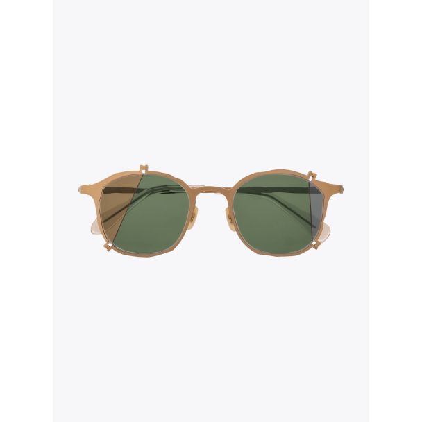 Masahiromaruyama Broken MM-0029 No.1 Sunglasses Various Gold Front View