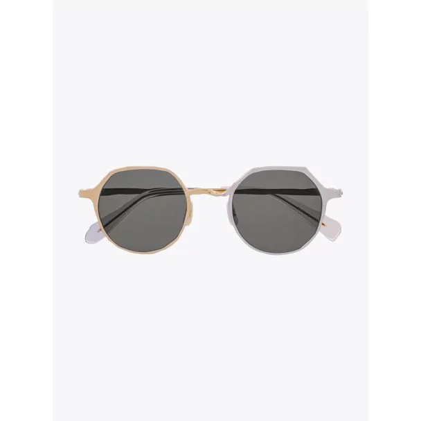 Masahiromaruyama Twist MM-0039 No.5 Sunglasses Gold / Silver Front View