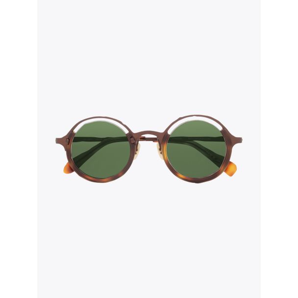 Masahiromaruyama Monocle MM-0053 No.2 Sunglasses Havana / Brown Front View