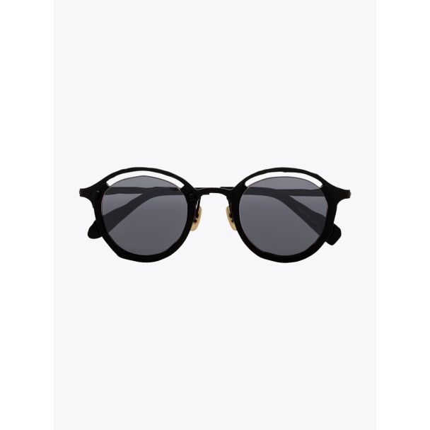Masahiromaruyama Monocle MM-0055 No.1 Sunglasses Black / Black Front View
