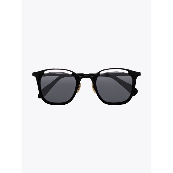 Masahiromaruyama Monocle MM-0057 No.1 Sunglasses Black / Black Front View