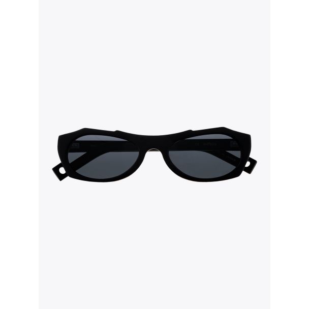 Pawaka Enambelas 16 Cat-Eye Sunglasses Matte Black Front View