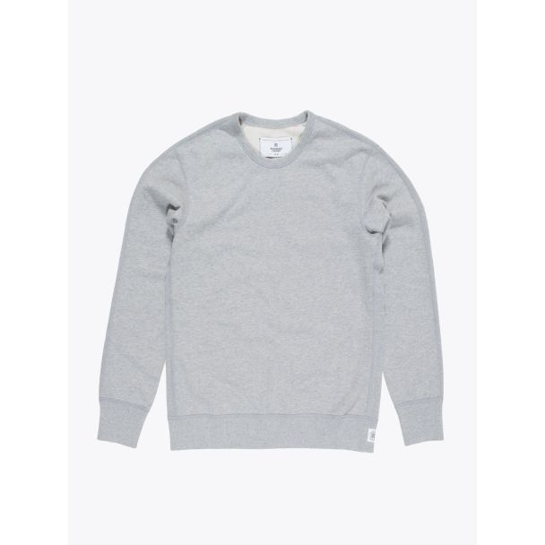 Reigning Champ Loopback Cotton Jersey Sweatshirt Heather Grey Front