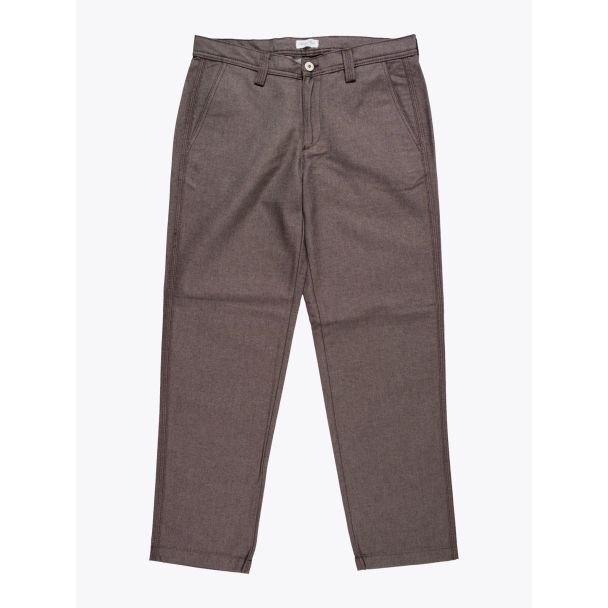 Salvatore Piccolo Straight Work Pant Brown Front View