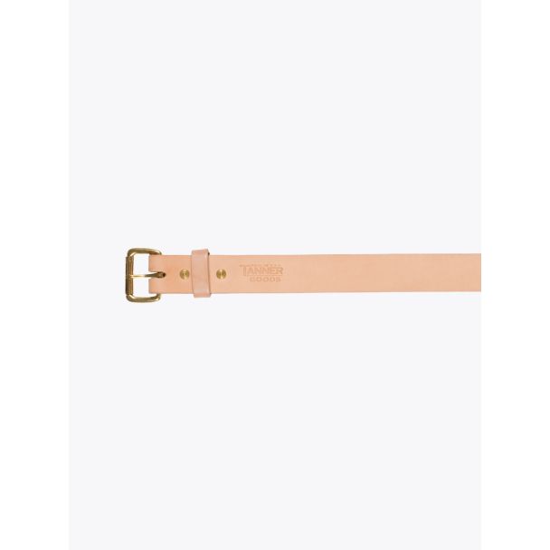 Tanner Goods Standard Belt Natural - Brass 1