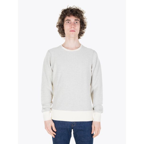 Universal Works Reverse Sweat 360 Loopback Grey Marl Full View