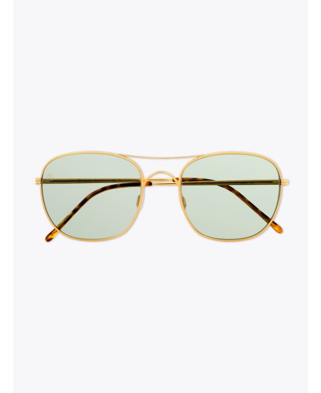 8000 Eyewear 8M2/L Sunglasses Gold Shiny Front View 1