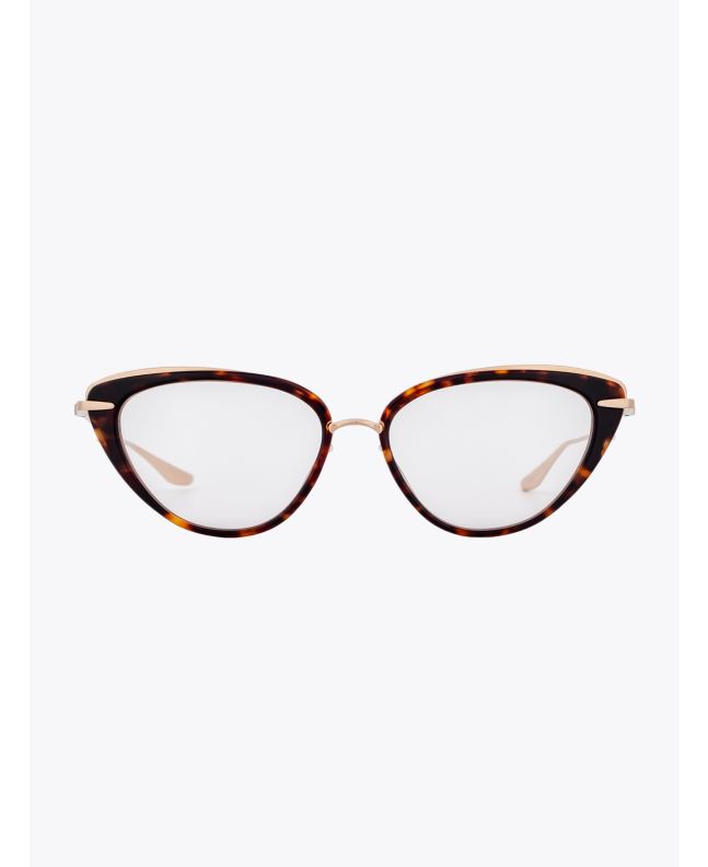 Dita Lacquer Cat-eye Optical Glasses Tortoise Front View