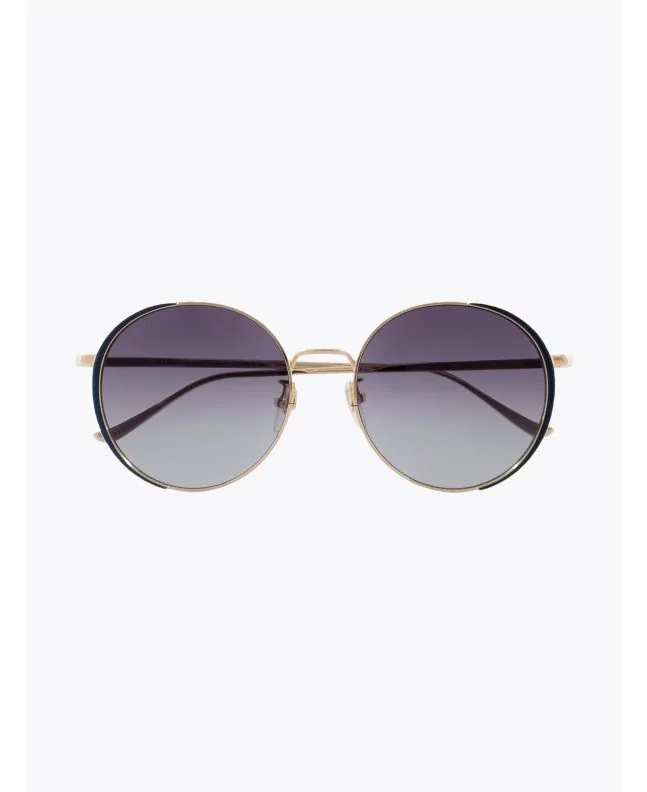 Gucci Sunglasses Rounded Metal Gold/Gold 003 - E35 SHOP