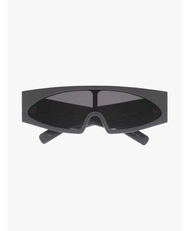 Rick Owens Sunglasses Mask Gene Grey/Grey - E35 SHOP