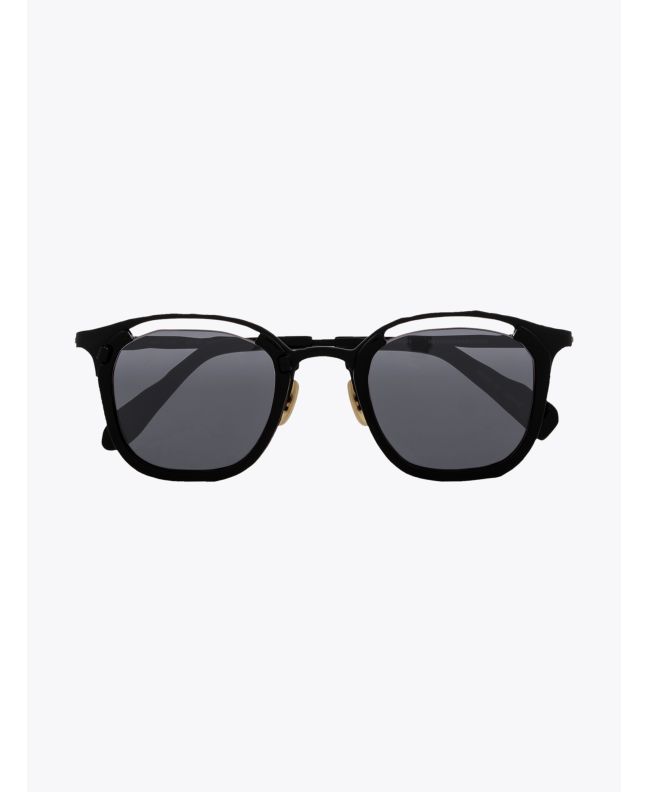 Masahiromaruyama Monocle MM-0057 No.1 Sunglasses Black / Black Front View