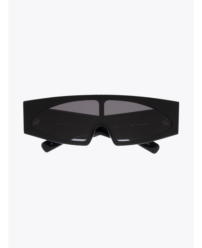 Rick Owens Gene Sunglasses Black / Black 1