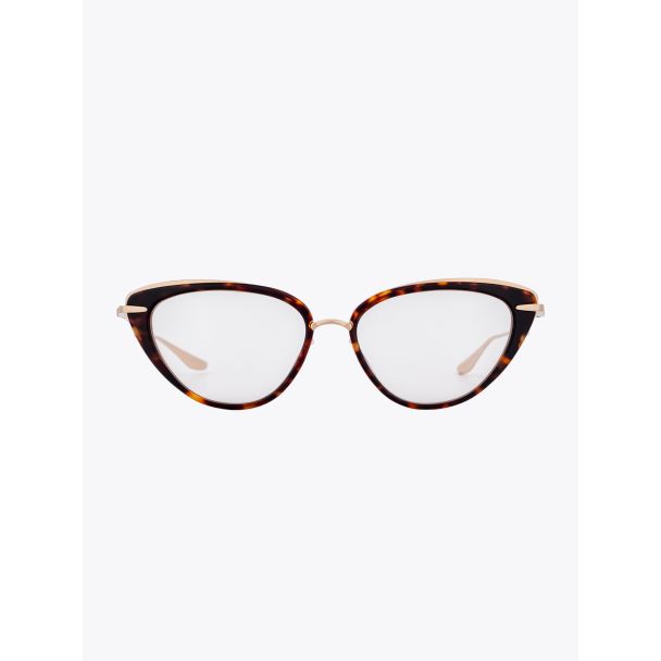 Dita Lacquer Cat-eye Optical Glasses Tortoise Front View