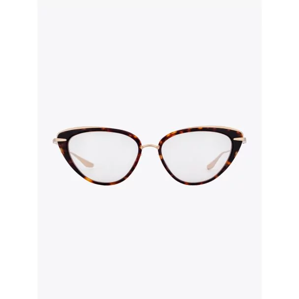 Dita Lacquer Cat-eye Optical Glasses Tortoise Front View