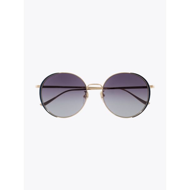 Gucci Rounded Shape Sunglasses Gold / Gold 003 1