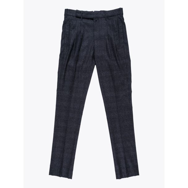 Giab's Archivio Cocktail Trousers Wool Check Anthracite - E35 SHOP