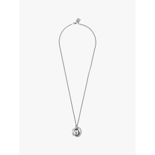 Goti Necklace CN569 Silver Chain & Four Rings - E35 SHOP