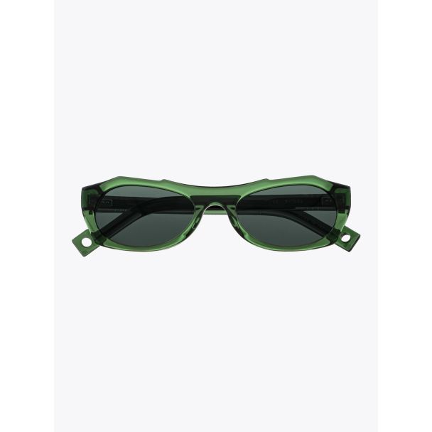 Pawaka Enambelas 16 Cat-Eye Sunglasses Olive Front View