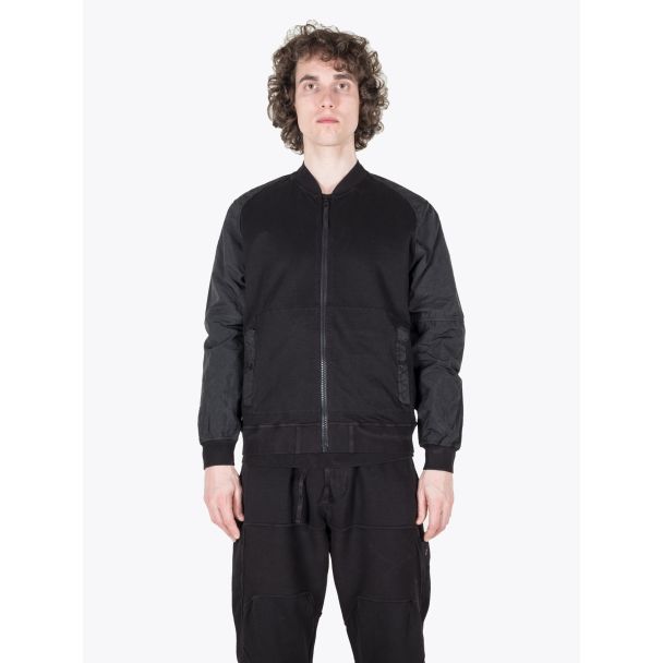 Stone Island Shadow Project 60107 Compact Bomber Jacket Black 1