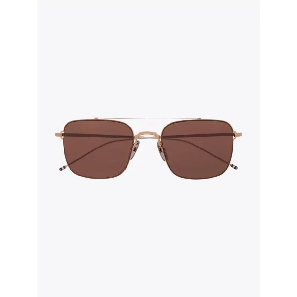 Thom Browne Sunglasses TB 120 Gold Silver E35 Shop