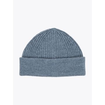 Andersen-Andersen Wool Short Beanie Light Indigo 1