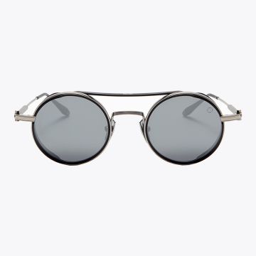 Akoni Eris 505B Sunglasses Black Palladium/Navy - Front View