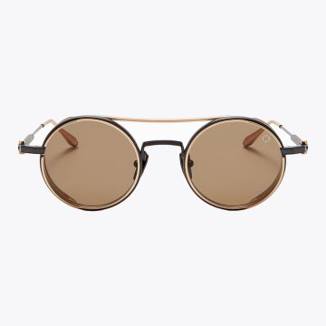 Akoni Eris 505C Sunglasses Black/Gold - Front View