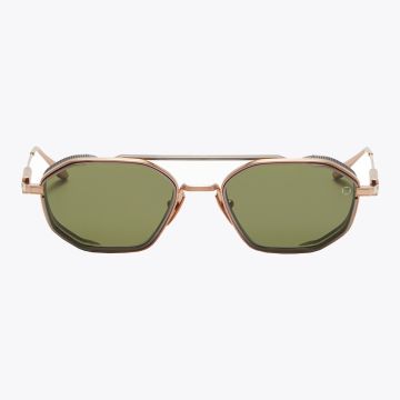 Akoni Eris Two 508A Sunglasses Gold/Black Palladium - Front View