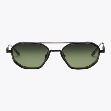 Akoni Eris Two 508D Sunglasses Black/Black Rhodium - Front View