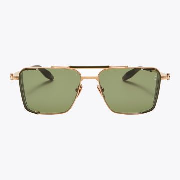 Akoni Hera 203A Sunglasses White Gold - Front View