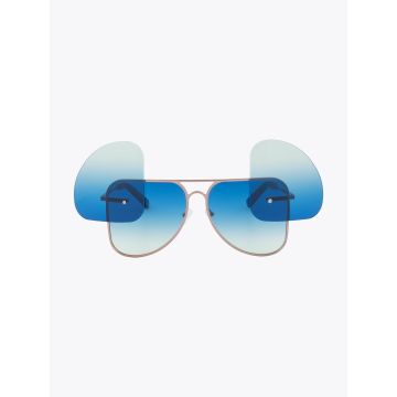 Fakbyfak X Manish Arora Sunglasses Gold/Blue/Blue - E35 Shop