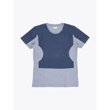 Folk T-Shirt Dual Recycled Blue Print - E35 Shop