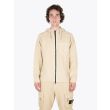 Stone Island 62940 Hooded Full-Zip Sweatshirt Natural Beige 1