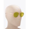 8000 Eyewear 8M7 Sunglasses Gold Three-quarter View with a Mannequin