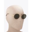8000 Eyewear 8M6 Sunglasses Gold Shiny Front View with a Mannequin