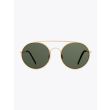 8000 Eyewear 8M6 Sunglasses Gold Shiny Front View 2