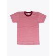American Apparel M434 Men’s S/S Gym T-shirt Mélange Burgundy/Burgundy Front View