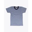American Apparel M434 Men’s S/S Gym T-shirt Mélange Blue/Navy Front View