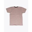 American Apparel M434 Men’s S/S Gym T-shirt Mélange Chocolate/Brown Back View