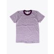 American Apparel M434 Men’s S/S Gym T-shirt Mélange Eggplant/Eggplant Front View